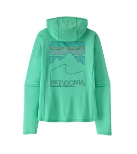 Блуза Patagonia Capilene Cool Sun Hoody - Peak Visions 40+ UPF W's