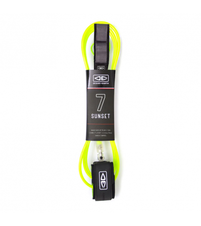 Ocean + Earth Sunset Moulded Leash 7ft