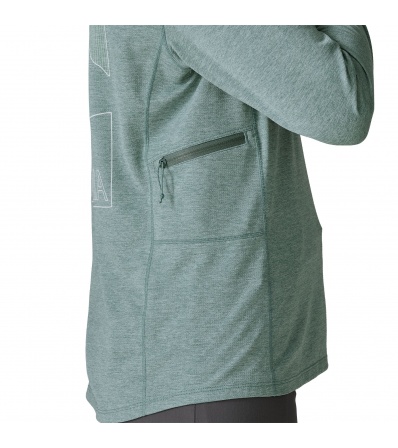 Блуза Patagonia Capilene Cool Sun Hoody - Peak Visions 40+ UPF W's